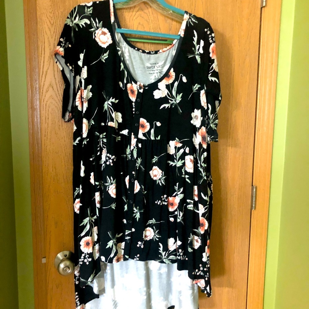 Torrid Like New High Low Top
